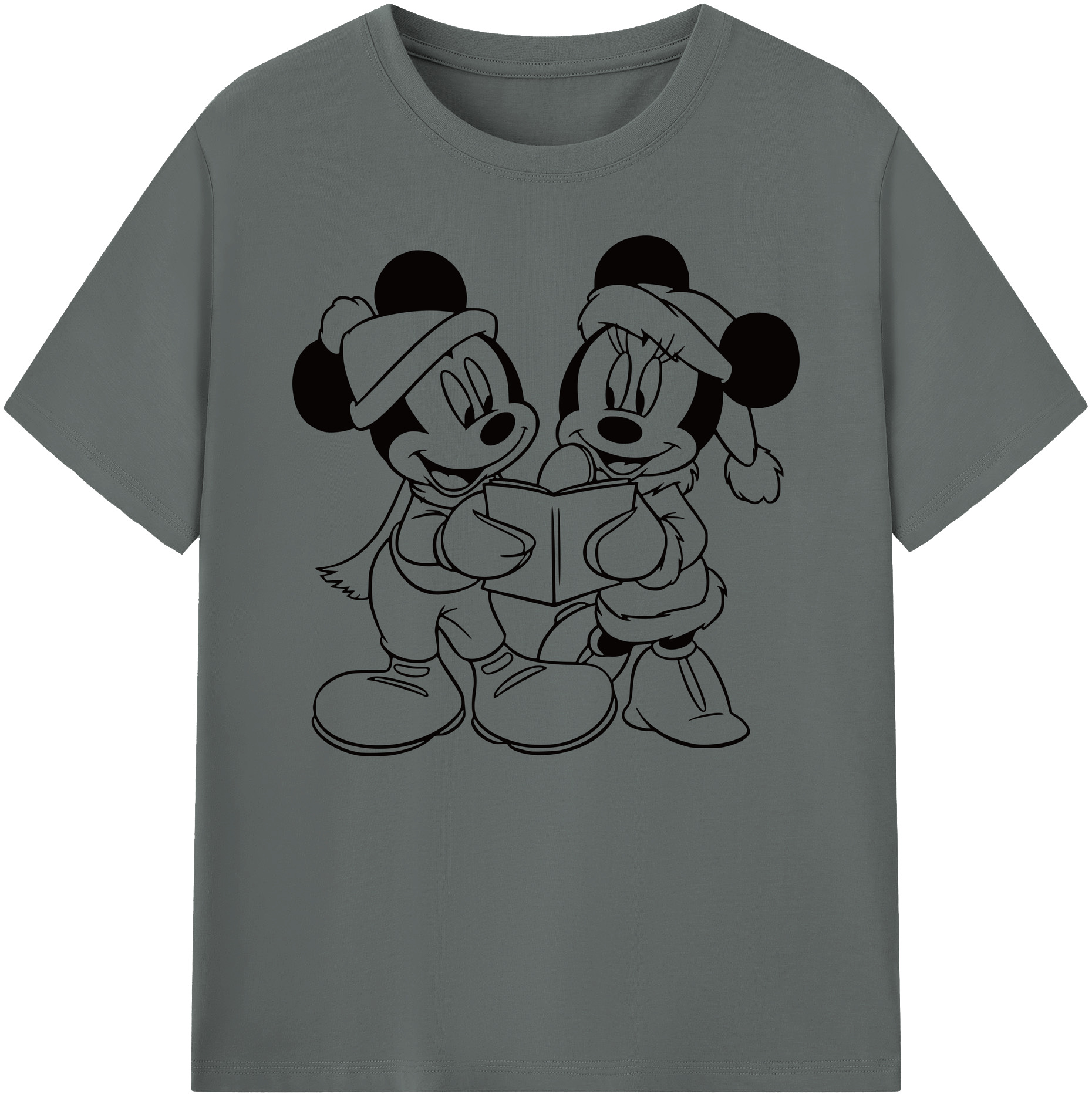ミッキーマウス Mickey Mouse 綿100％ メンズ半袖Tシャツ｜肌触りやわらか＆通気性